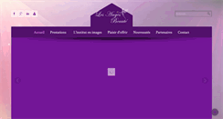 Desktop Screenshot of lesangesbeaute.com