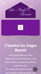 Mobile Screenshot of lesangesbeaute.com