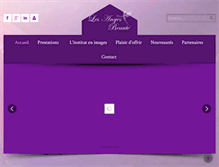 Tablet Screenshot of lesangesbeaute.com